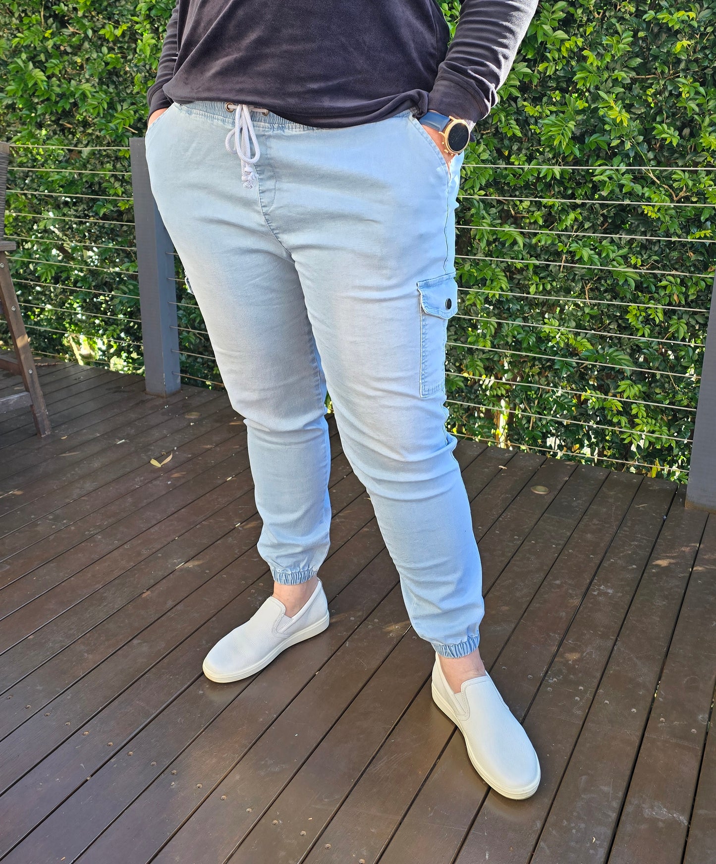Margie Jogger - Light Denim