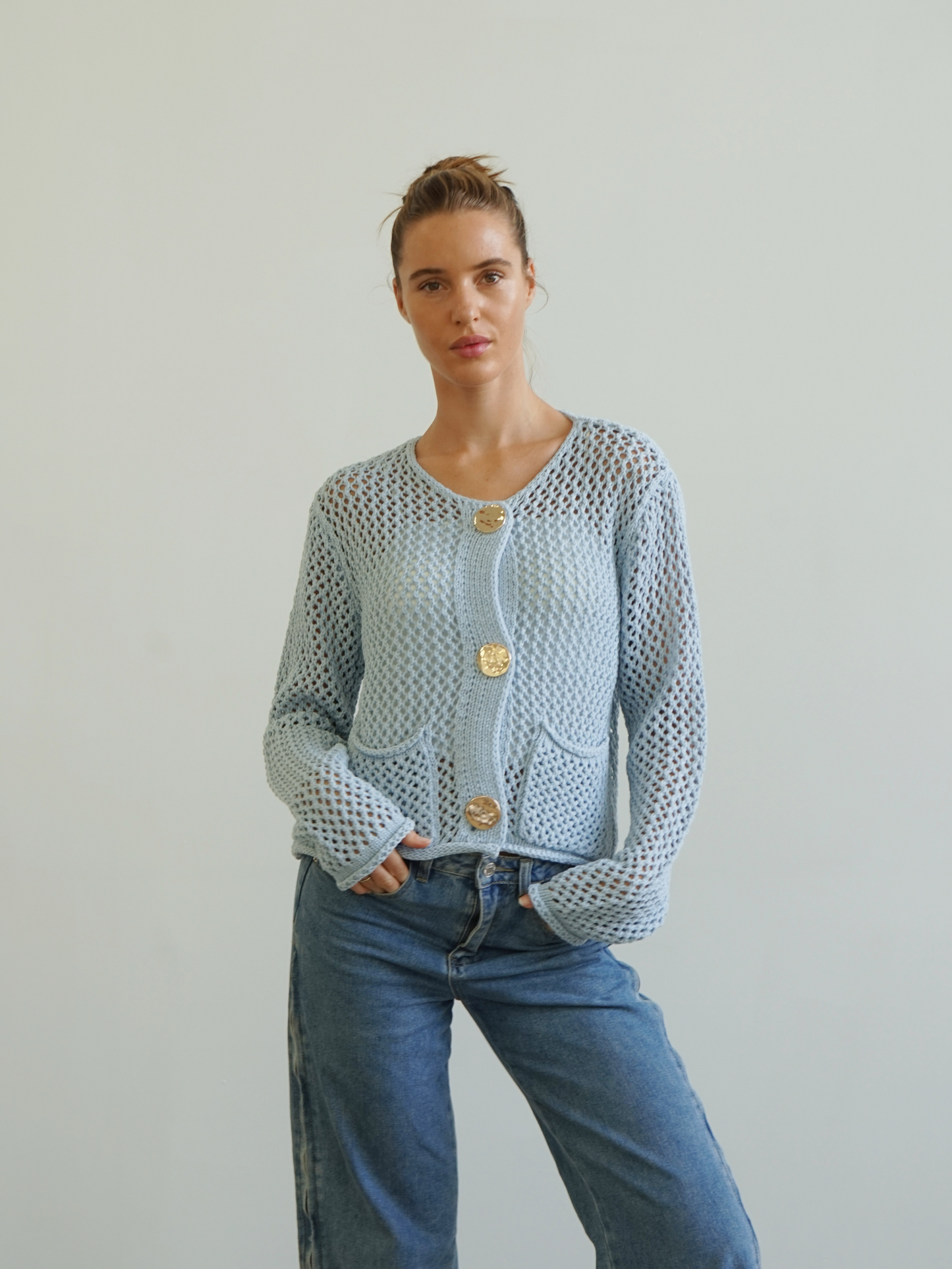 Hettie Knit - Light Blue