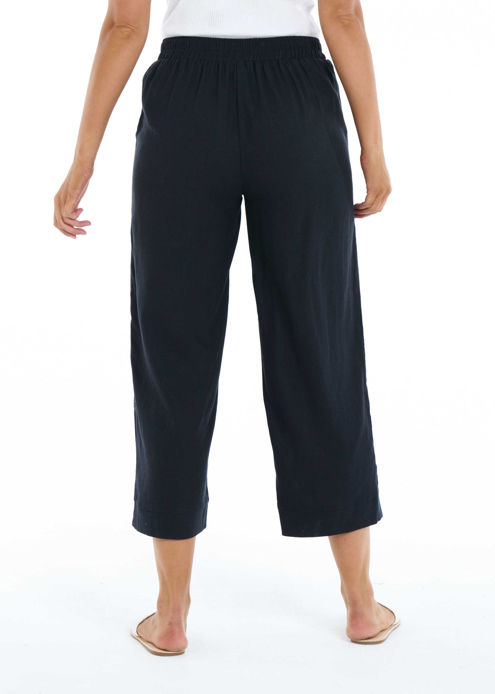 Best seller, Parker pant, scoop pockets, flat front waistband, elasticated back, wide leg, summer, winter, stylish, jogger, indi grey, smart casual, comfortable, on trend, inclusive sizing, Australian designers, fashion, options, eco friendly options, sustainable clothing, sourced locally, lady start up, small business, support small business, Betty Basics, Sass Clothing, Fate & Becker, ethically manufactured