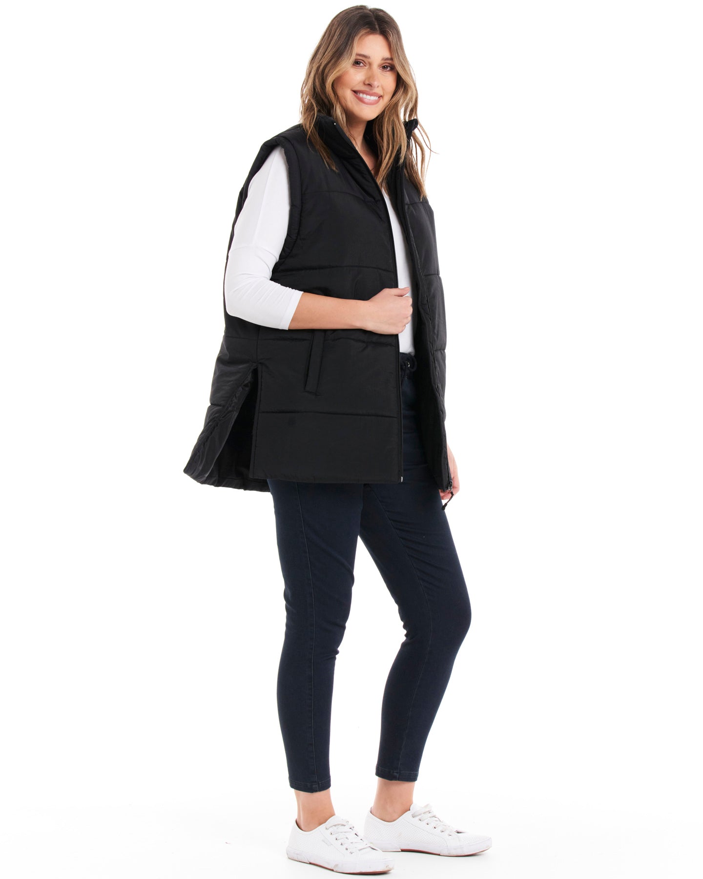 Brooklyn Puffer Vest - Black