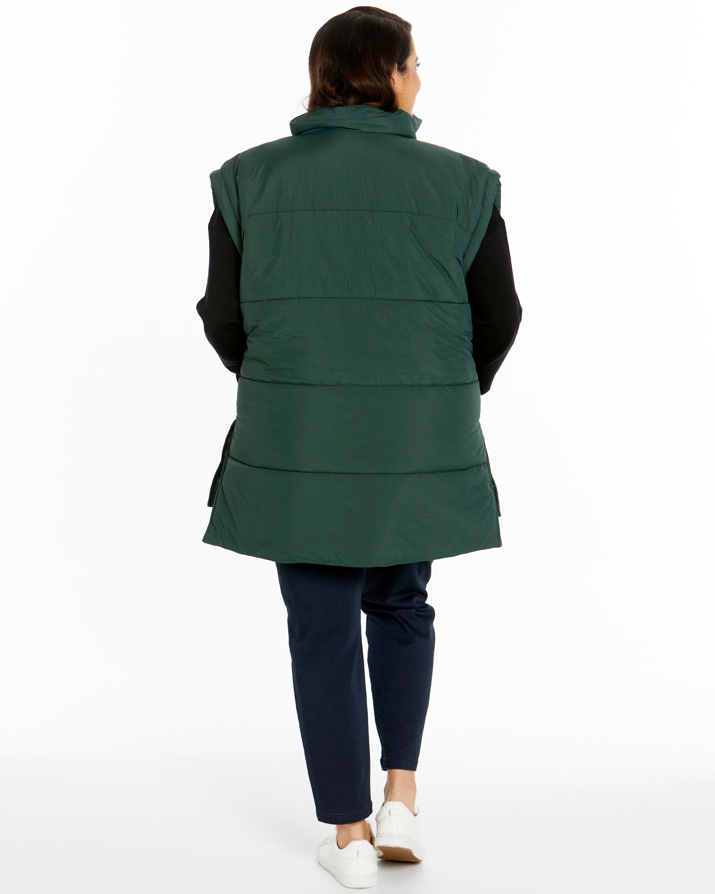 Brooklyn Puffer Vest - Leaf