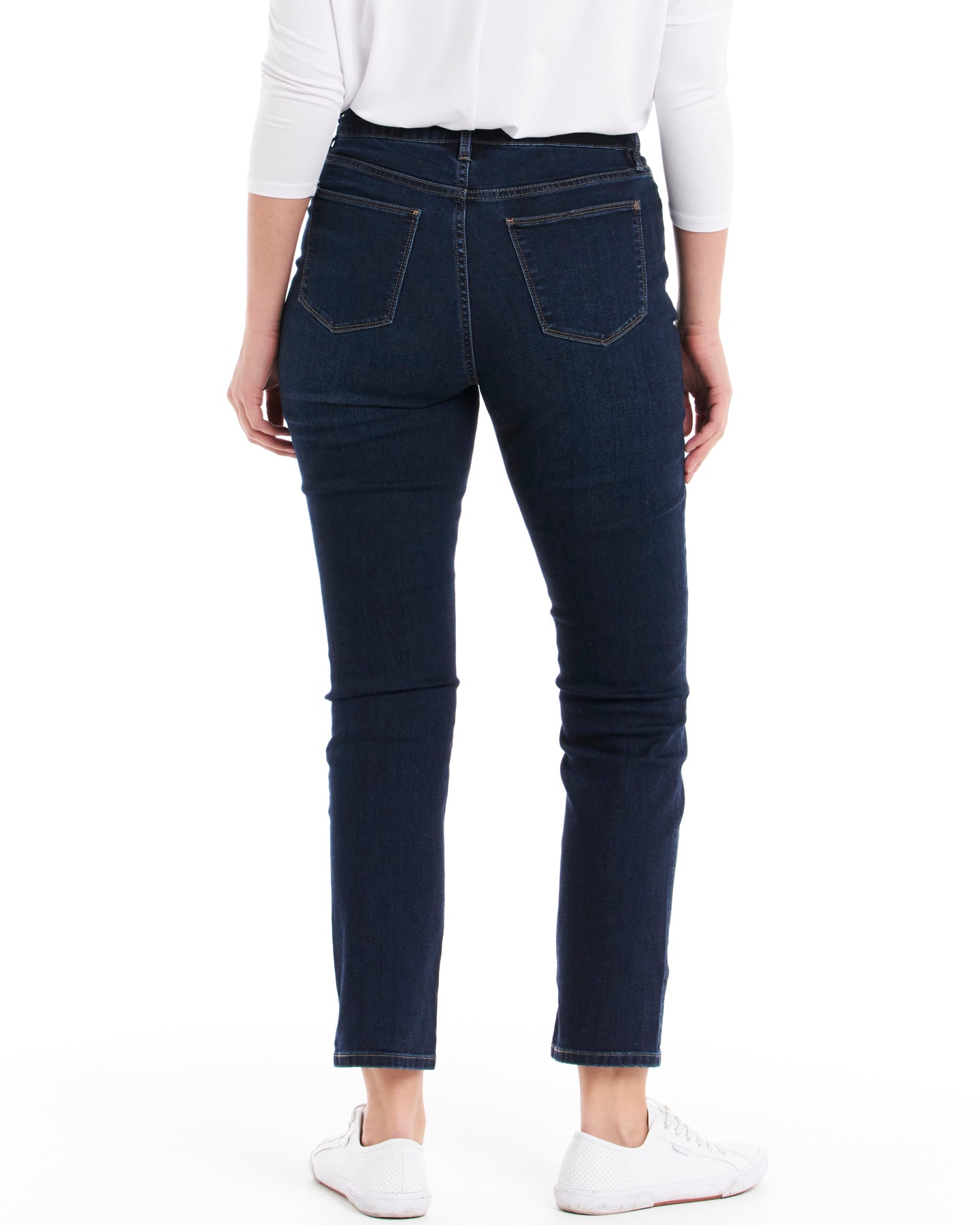 Wynona Curve Jean - Smokey Blue