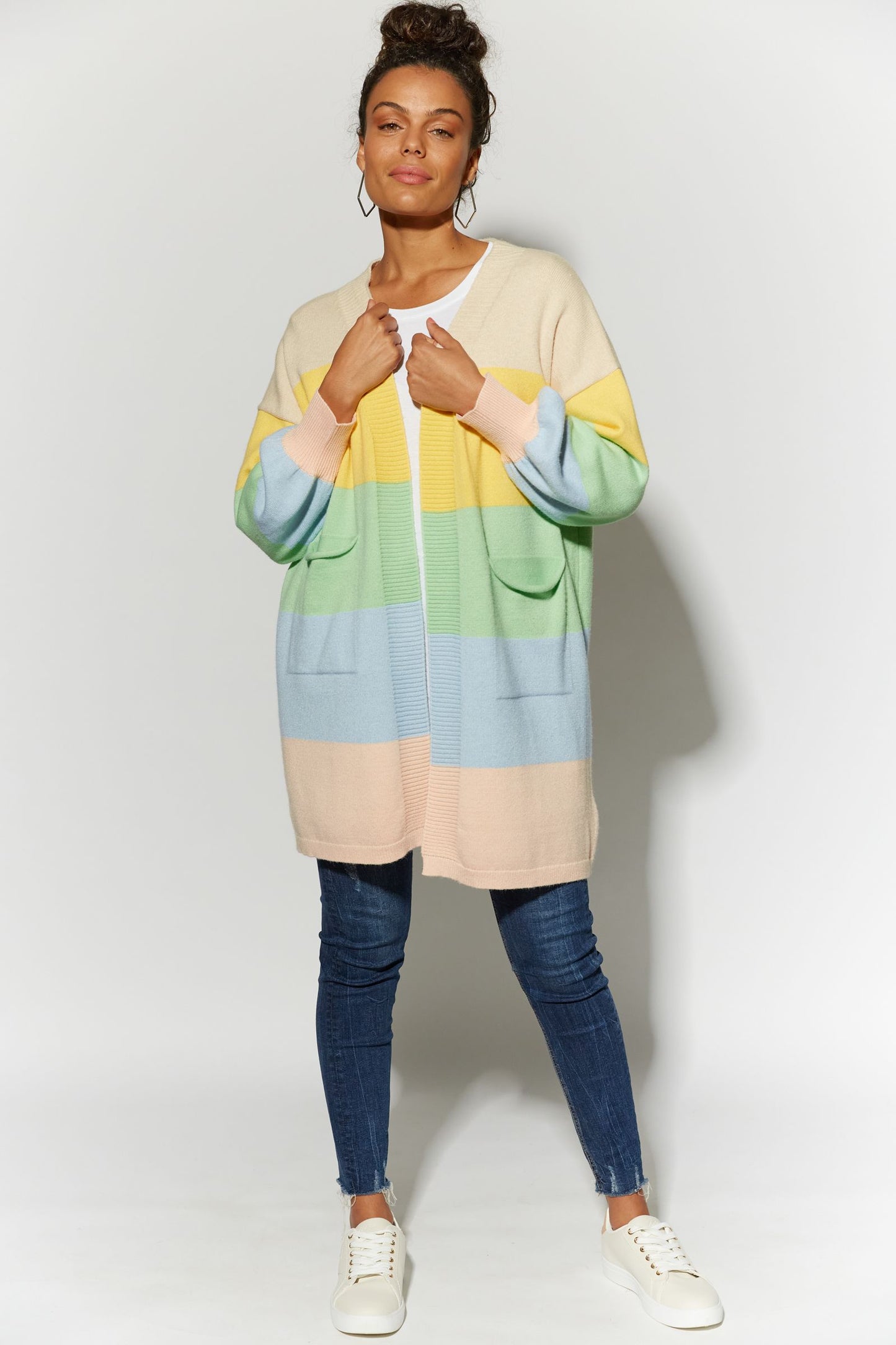 St Kitts Cardigan - Pastel