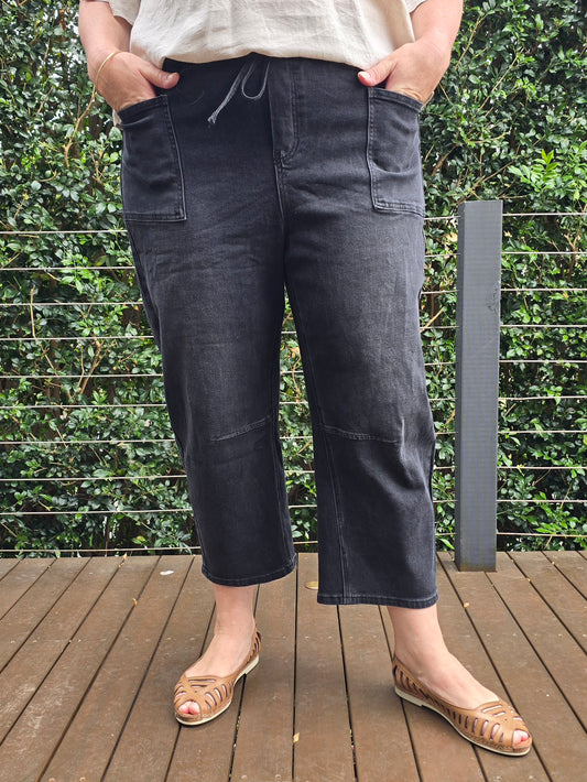 Barrel Jeans - Black