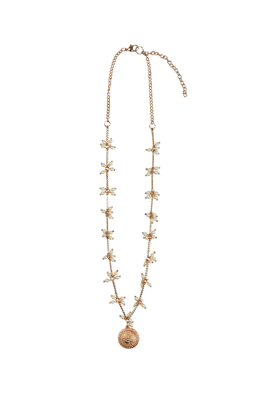 Belladonna Necklace - Gold/Pearl