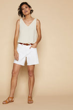 Load image into Gallery viewer, Duke Denim Shorts, cut-off, belt loops, 5 pockets, denim, vintage, salt, black, pant, jogger, summer, winter, stylish, eb&amp;ive, isle of mine, haven, jogger, denim, smart casual, comfortable, on trend, inclusive sizing, Australian designers, fashion, options, eco friendly options, sustainable clothing, sourced locally, lady start up, small business, support small business, knits, sale, worthier, label of love, Cle the label, Betty Basics, Sass Clothing, Fate &amp; Becker, ethically manufactured
