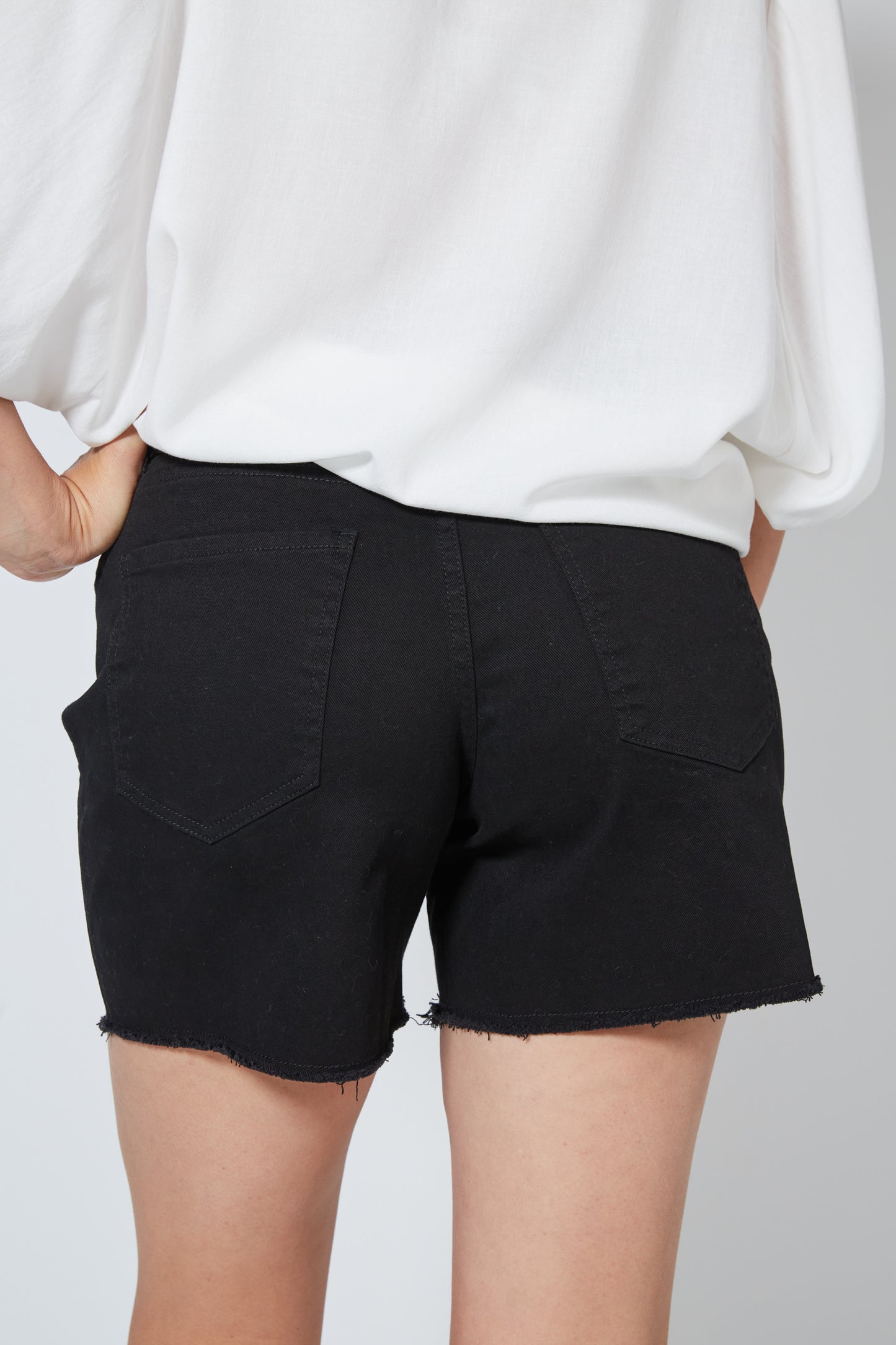 Duke Denim Shorts - Black