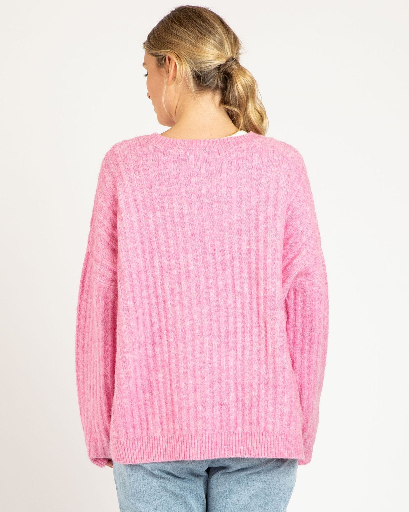 The ultimate knitwear that takes you from lounge to luxe with just the right amount of slouch, a classic crew neck in this season's must have 'brights', this jumper is one to reach for, for years to come.