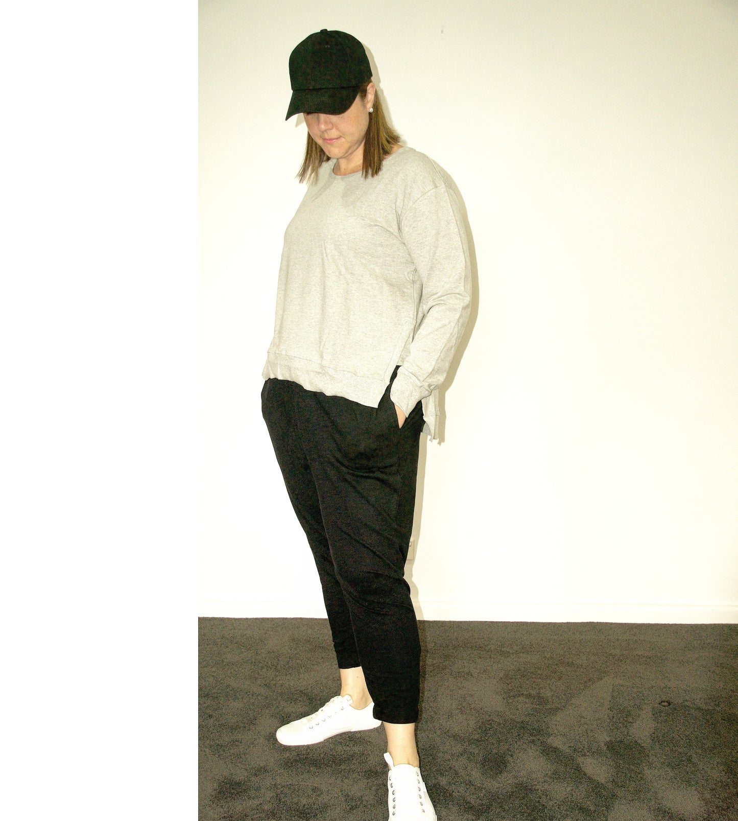 aybrey jogger, black, summer, winter, stylish, eb&ive, isle of mine, haven, jogger, denim, smart casual, comfortable, on trend, inclusive sizing, Australian designers, fashion, options, eco friendly options, sustainable clothing, sourced locally, lady start up, small business, support small business, knits, sale, worthier, label of love, Cle the label, Betty Basics, Sass Clothing, Fate & Becker, french terry cotton, ethically manufactured, lounge pants, elasticated waist, cuffed ankle