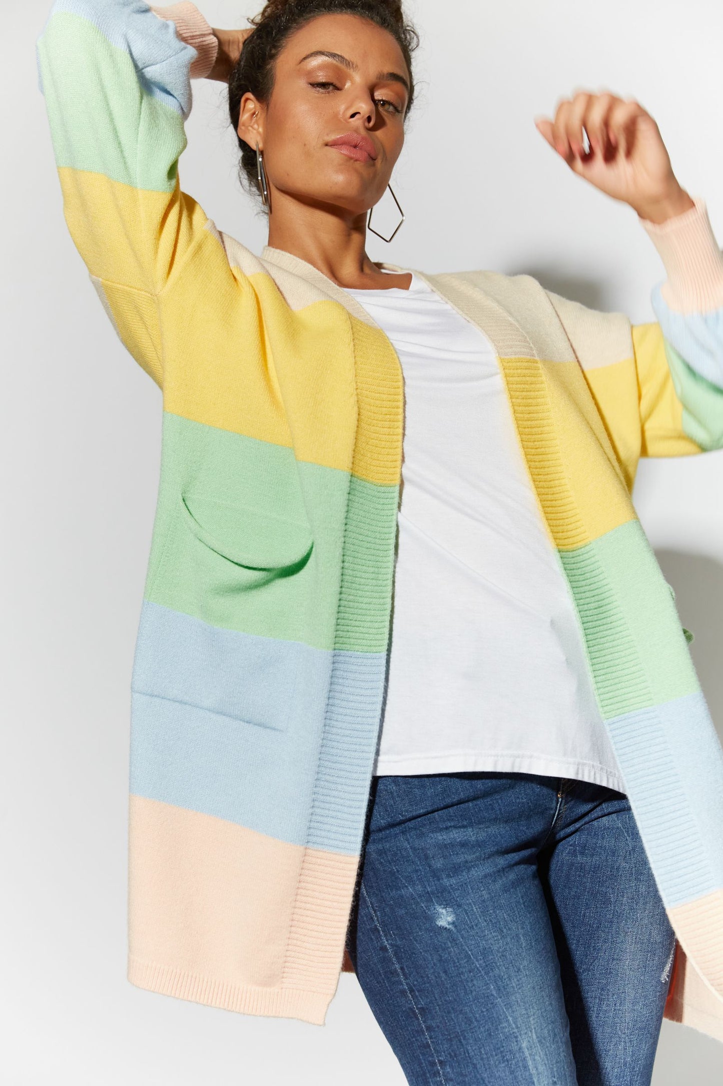 St Kitts Cardigan - Pastel