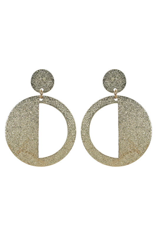 Hayman drop earring half moon, brass drop earring, eb&ive, bling, winter 2022, autumn 2022, small business, online