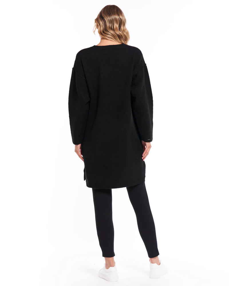 Saskia Knit Dress - Black