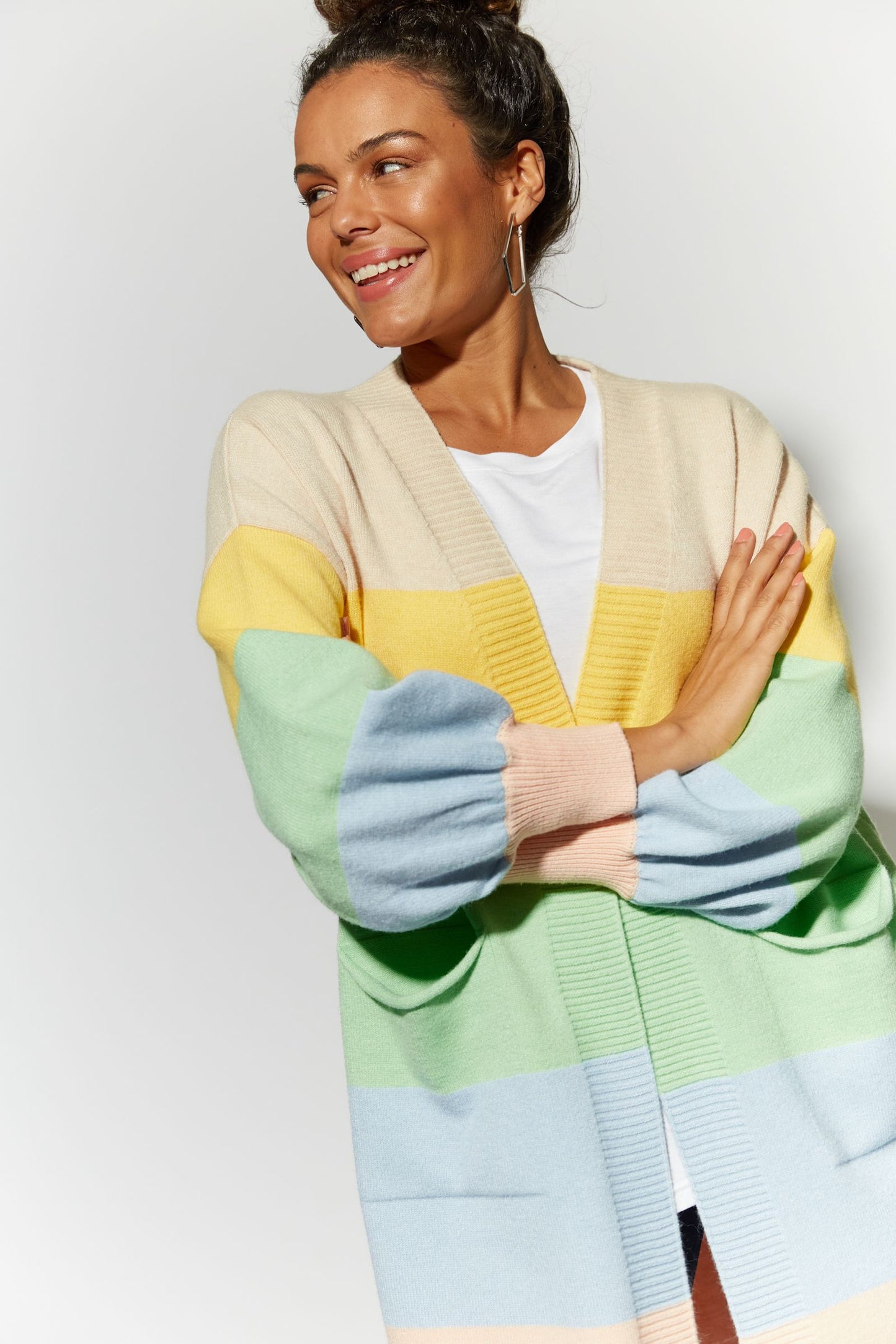 St Kitts Cardigan - Pastel