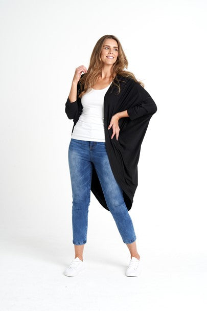 Santorini Cardi - Black