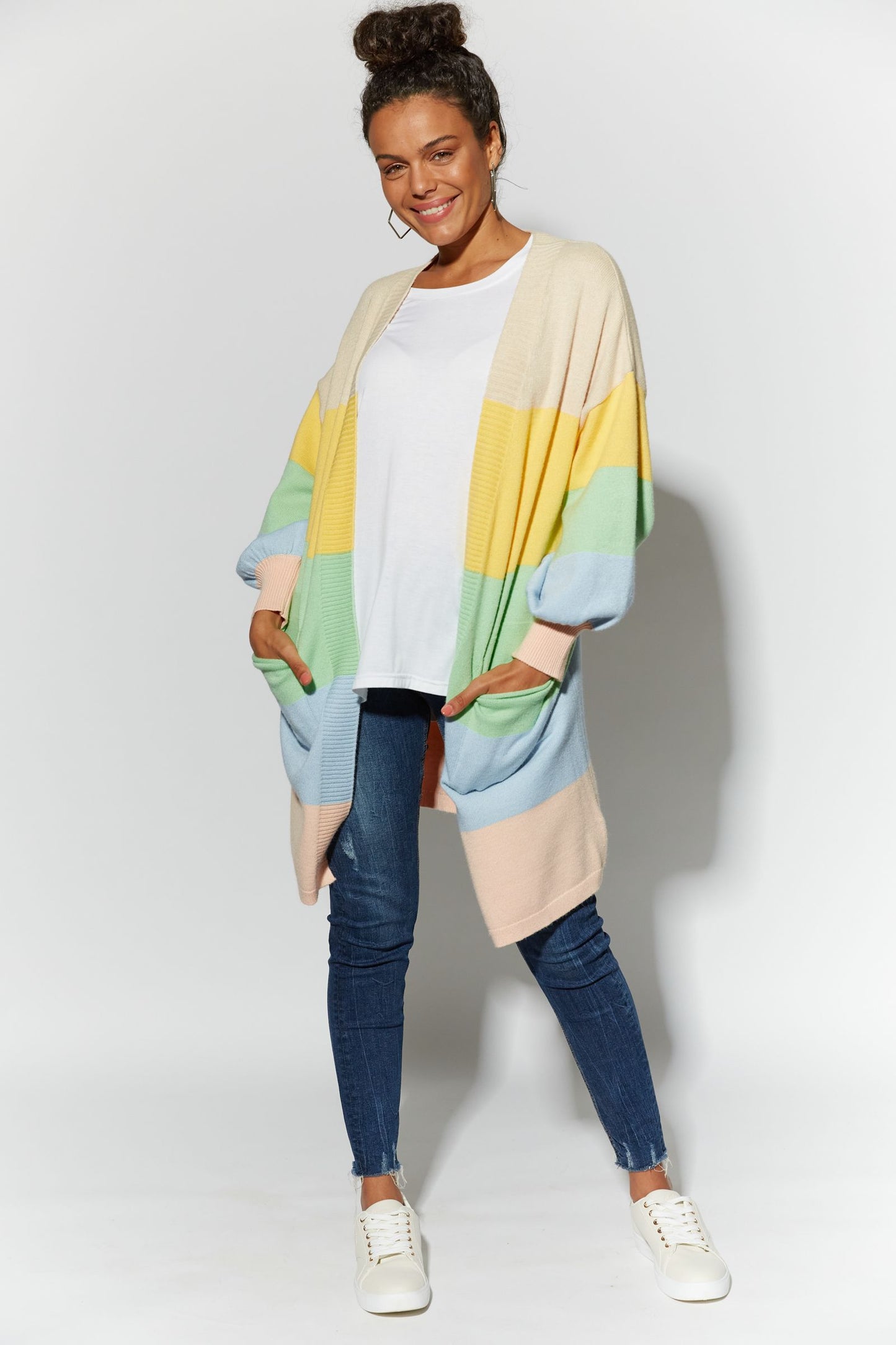 St Kitts Cardigan - Pastel