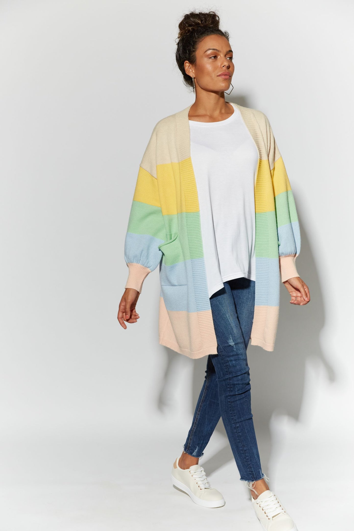St Kitts Cardigan - Pastel