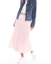 Load image into Gallery viewer, Tilli Skirt Indi Flower, relaxed pleat design, contrast elastic waistband, midi length, autumn 2022, winter 2022, viscose blend, a-line, small business, online, sass clothing, betty basics
